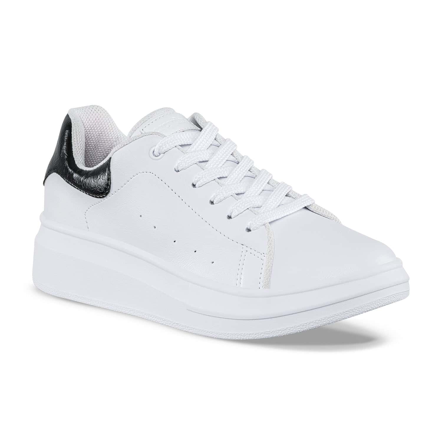 Tenis Urbanos Euforia Blanco-Negro Croydon Para Mujer