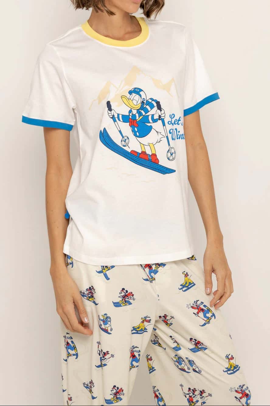 Conjunto Pantalón Elástico Crema Donald