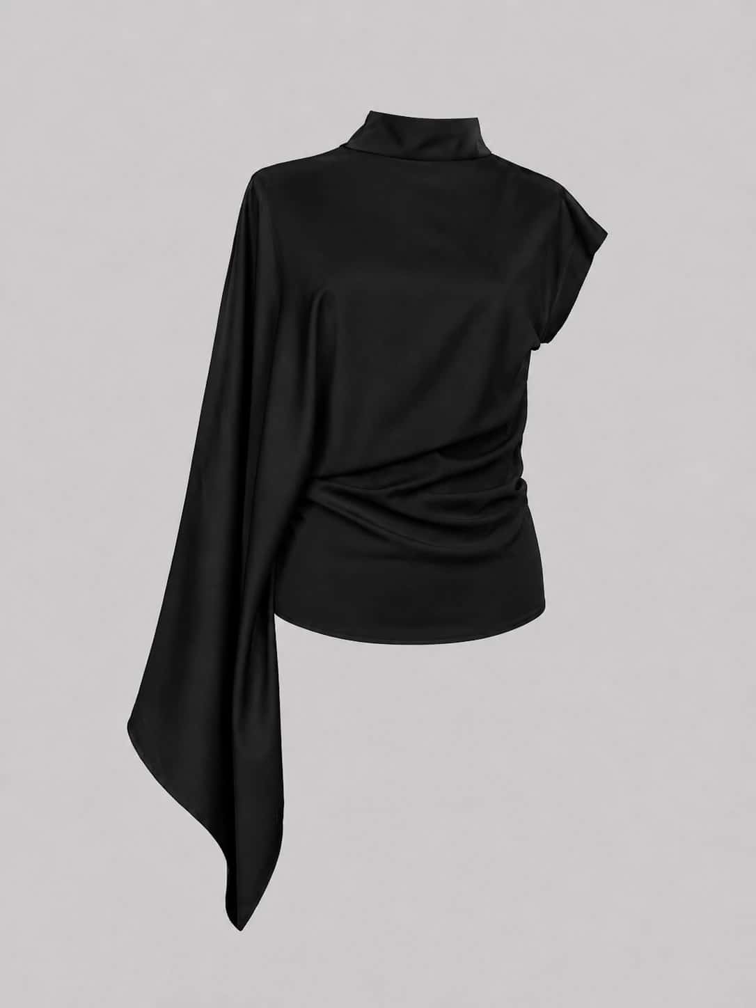 Elisa Drama draped blouse - miniatura 2