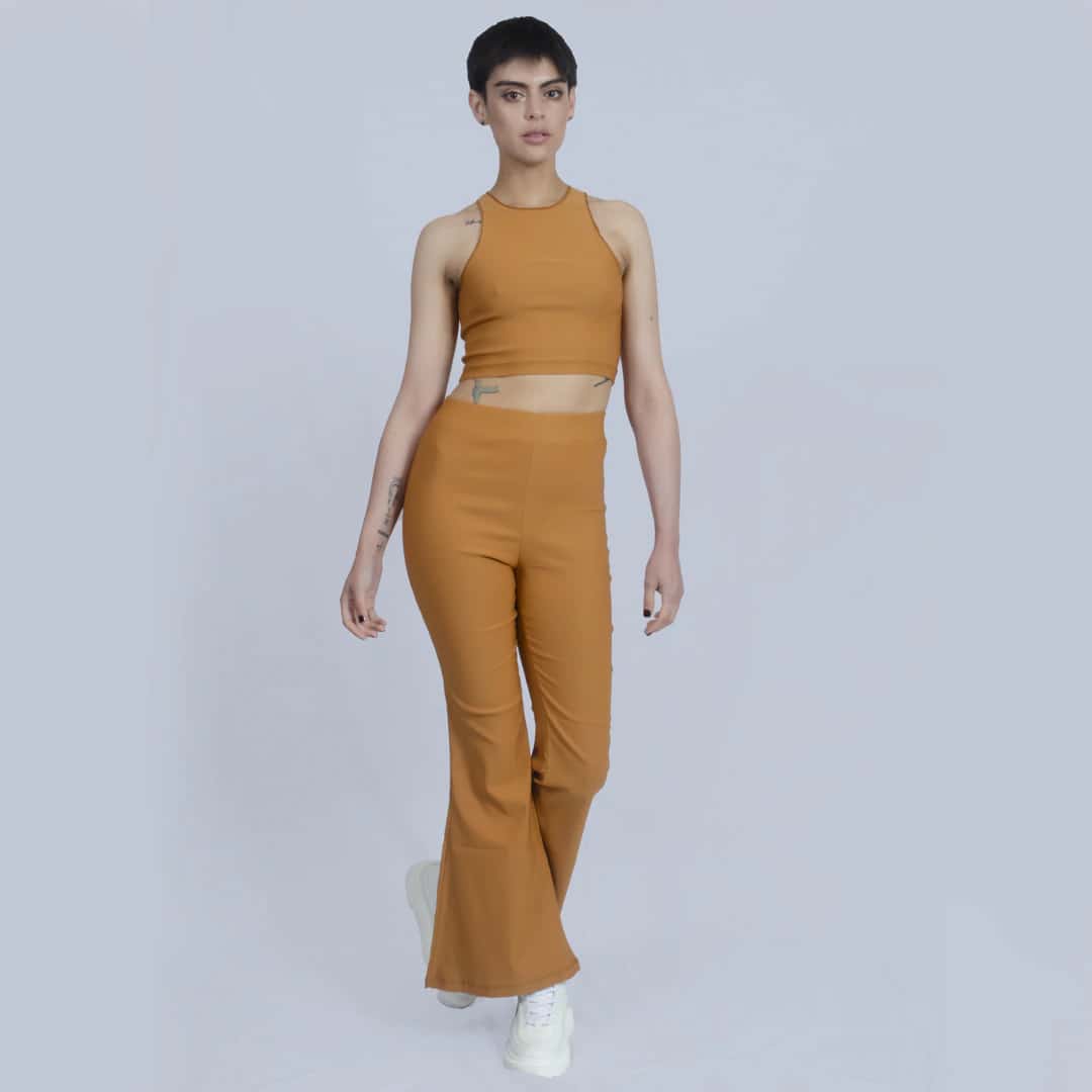 Total Look Campana Manga Sisa Mostaza