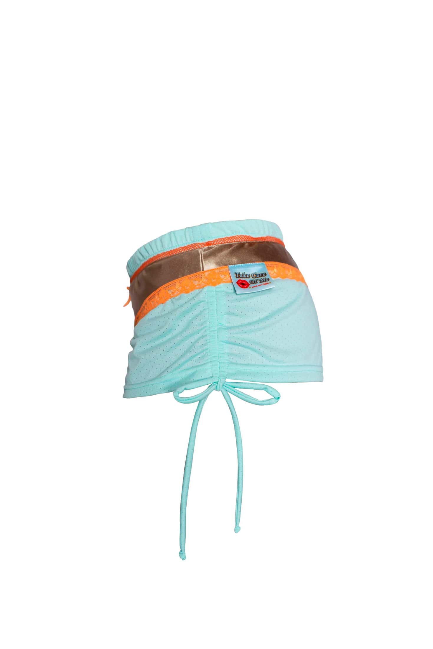 “Yummy” Mint & Gold Shorts - miniatura 2