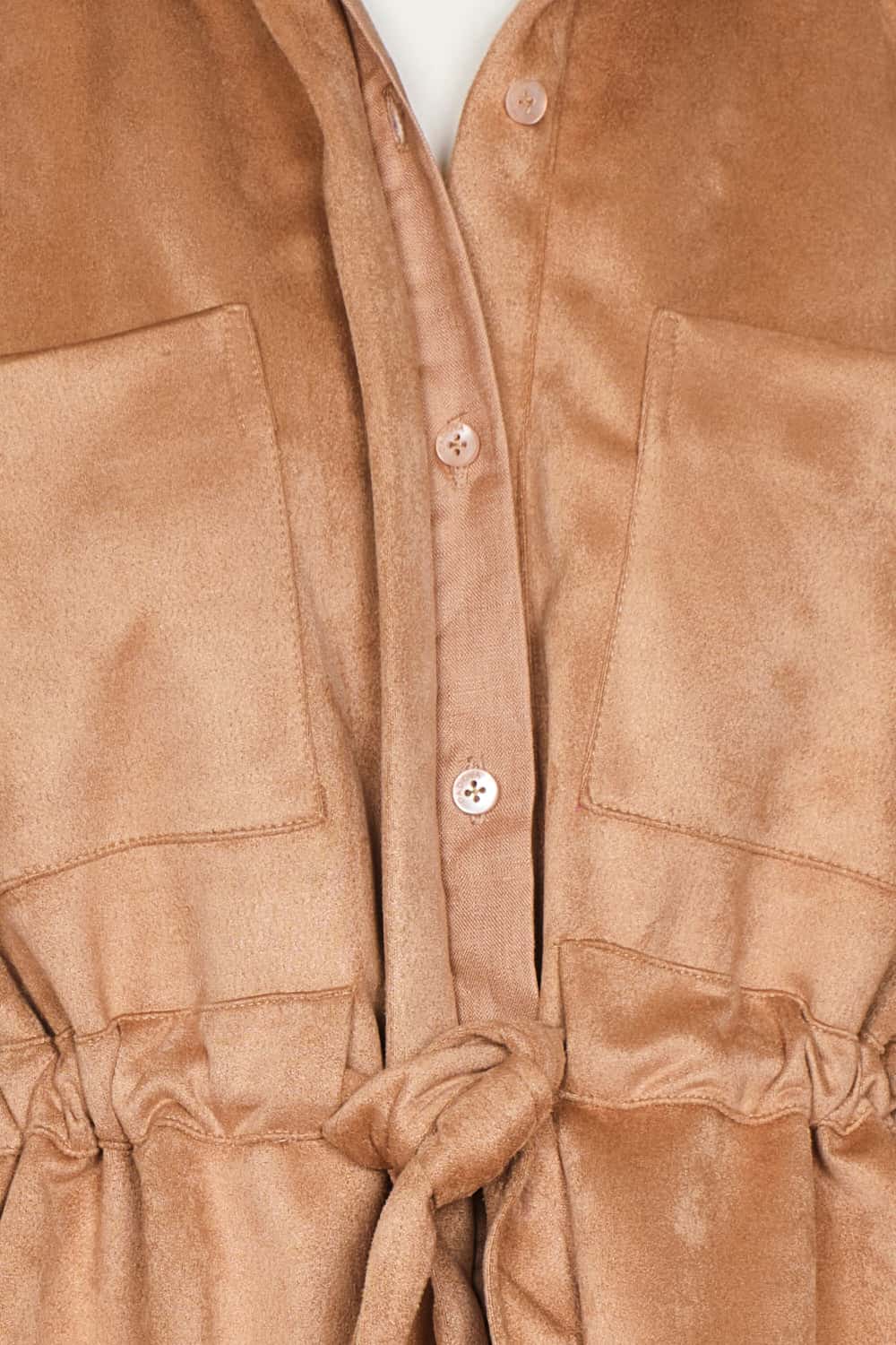 Chaqueta paris taupe suede - miniatura 5