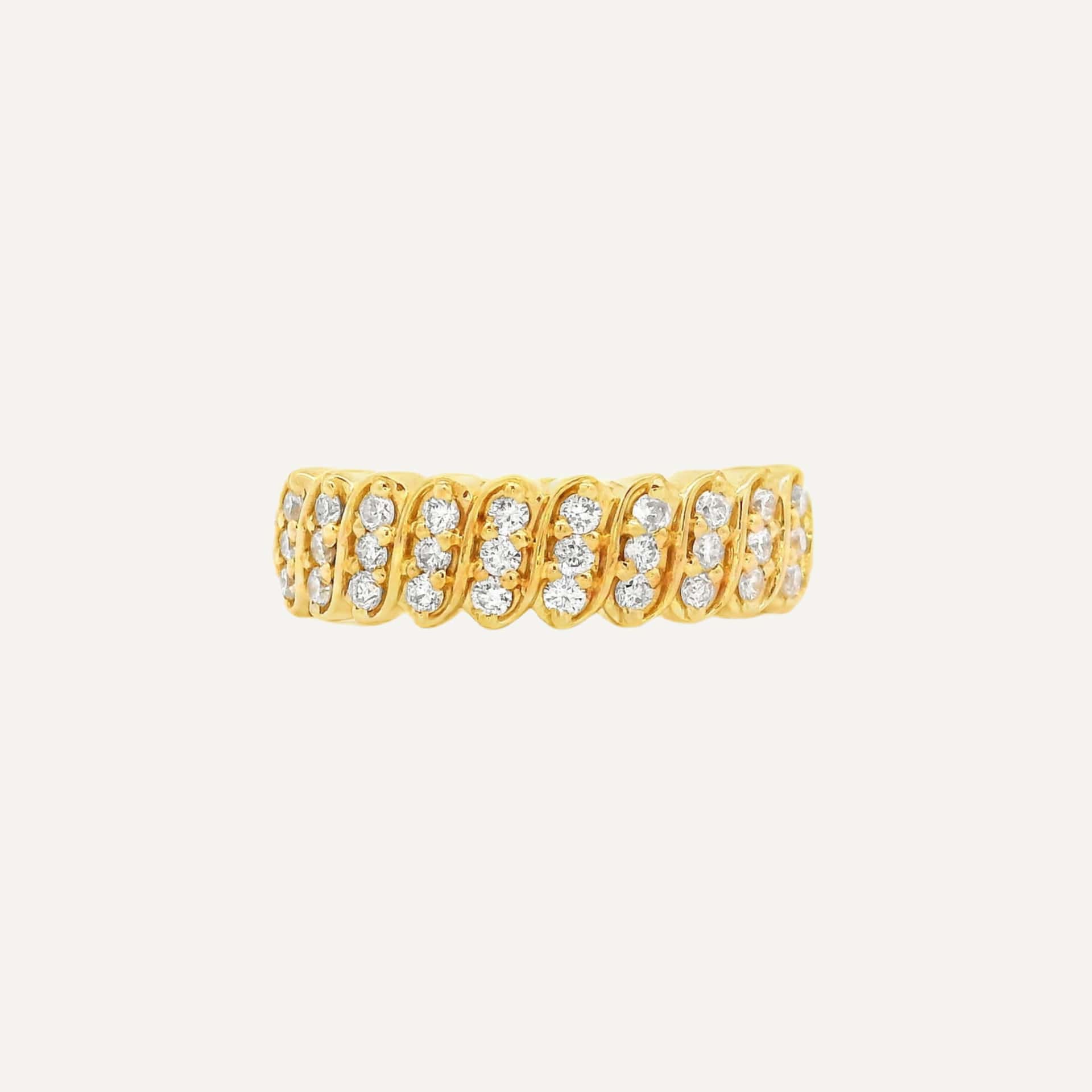 Anillo Ondas Antique