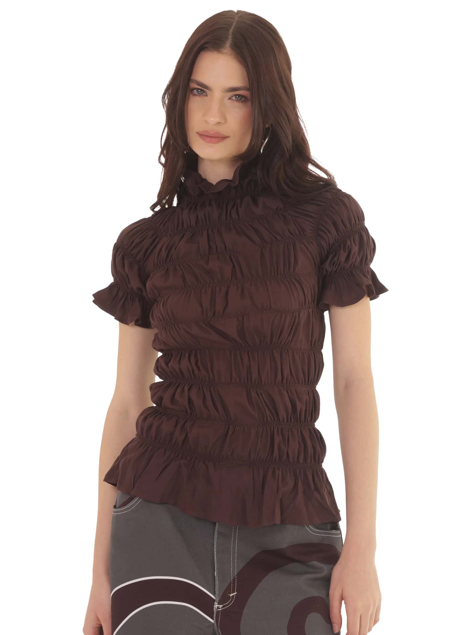 Camisa Frecuencia Café