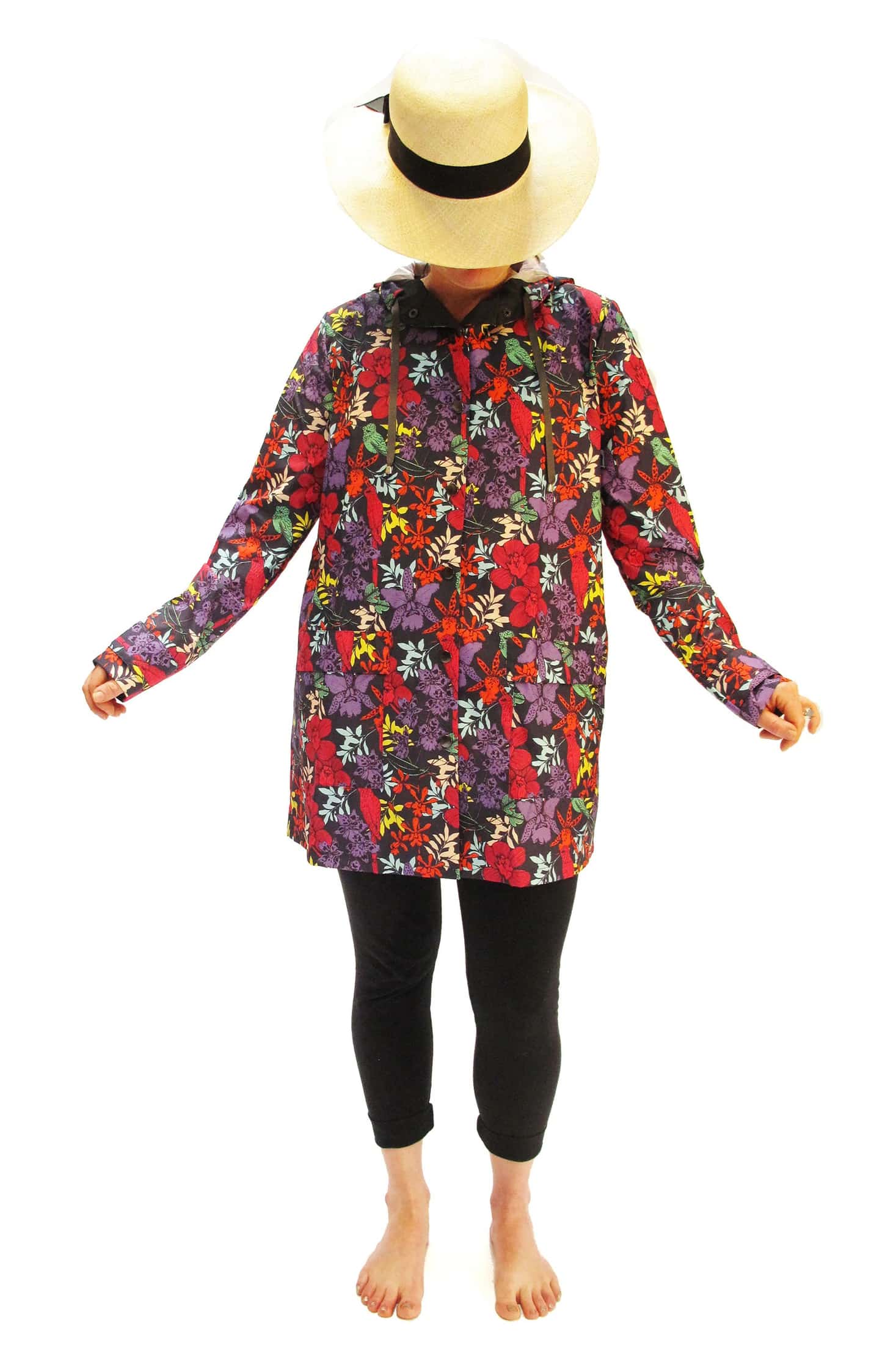 De Flor en Flor | Raincoat para Mujer