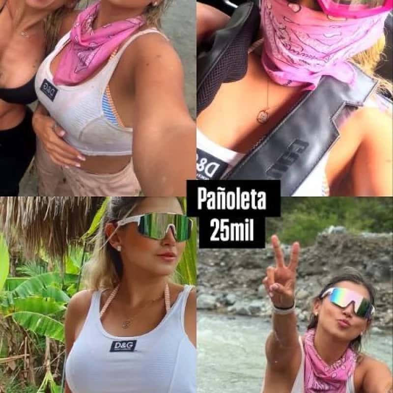 PANOLETAS AMARILLA Y FUCSIA