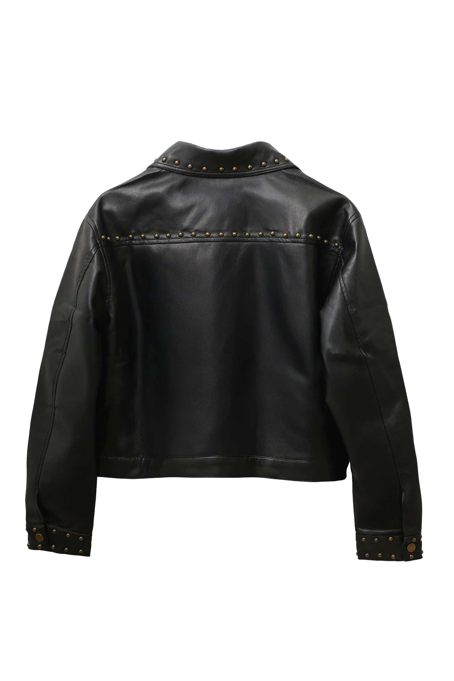 OCRE LEATHER JACKET - miniatura 3