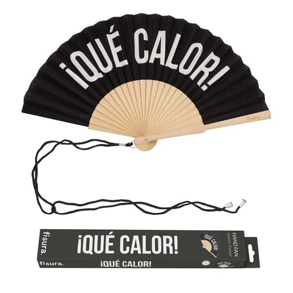 Abanico Que Calor Negro