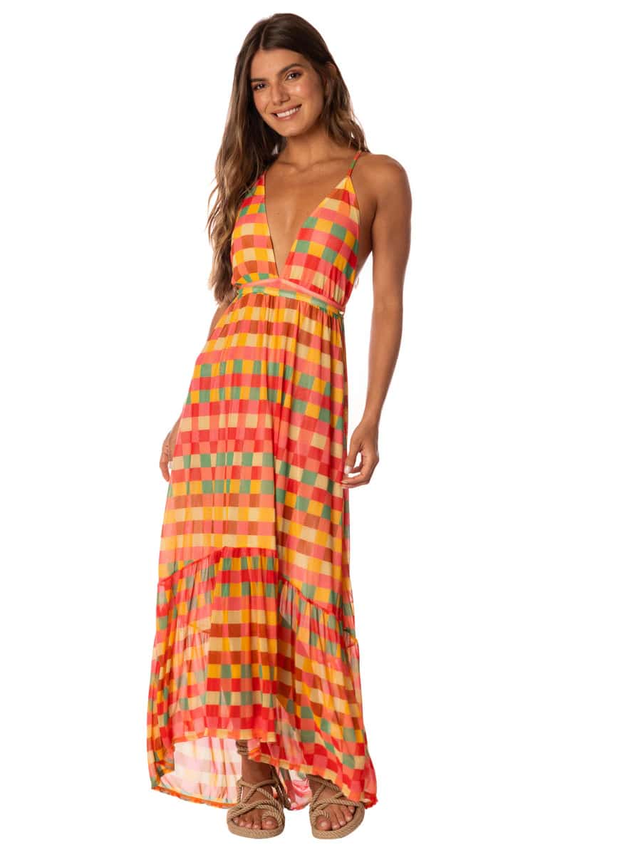 Maaji Golden Gambit Moon Bay V Long Dress