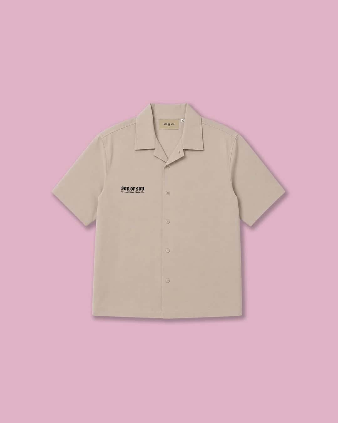 KINDRED CAMP SHIRT — BEIGE