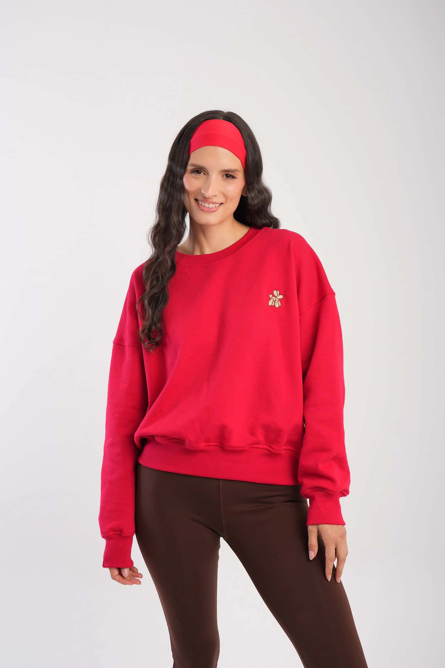 Love Crewneck - Rojo - miniatura 2