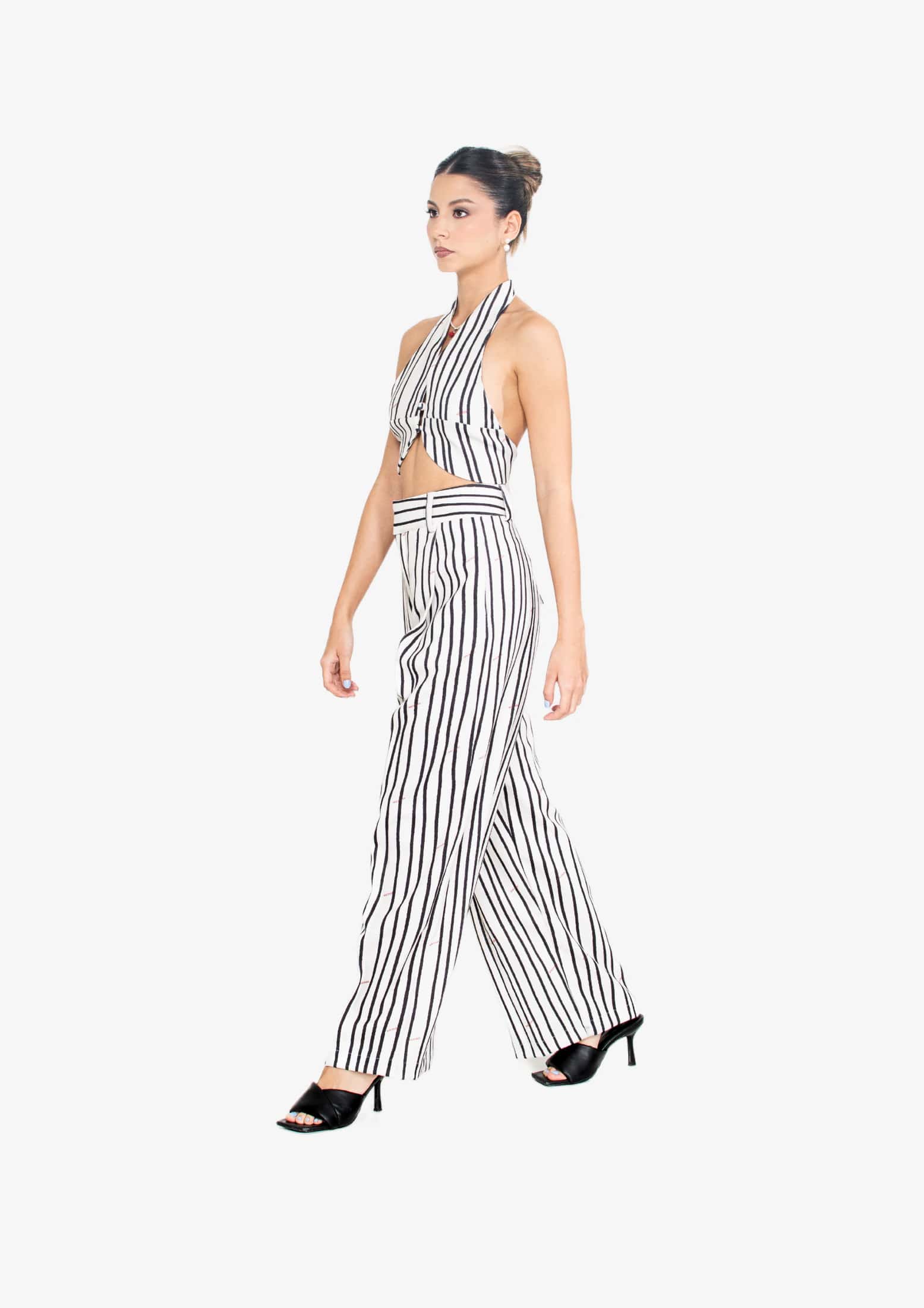 White Stripes Halter Top - miniatura 7