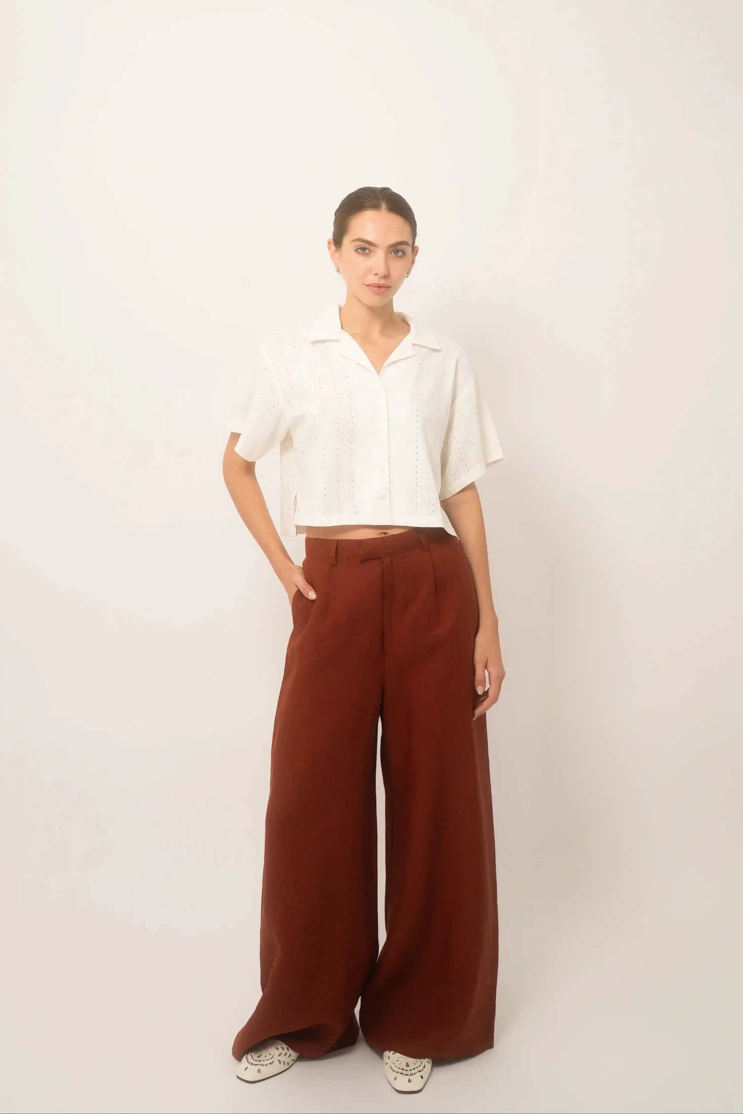 Cuban Shirt Women Algodón