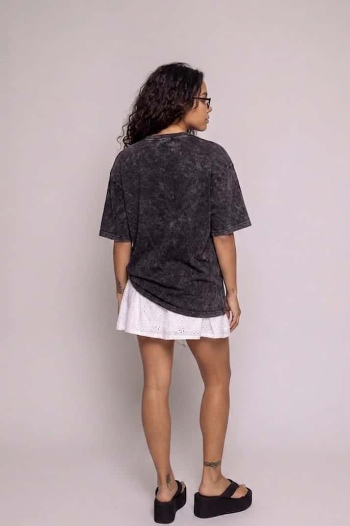 Camiseta Negro/Stone Dama Aguila - miniatura 2