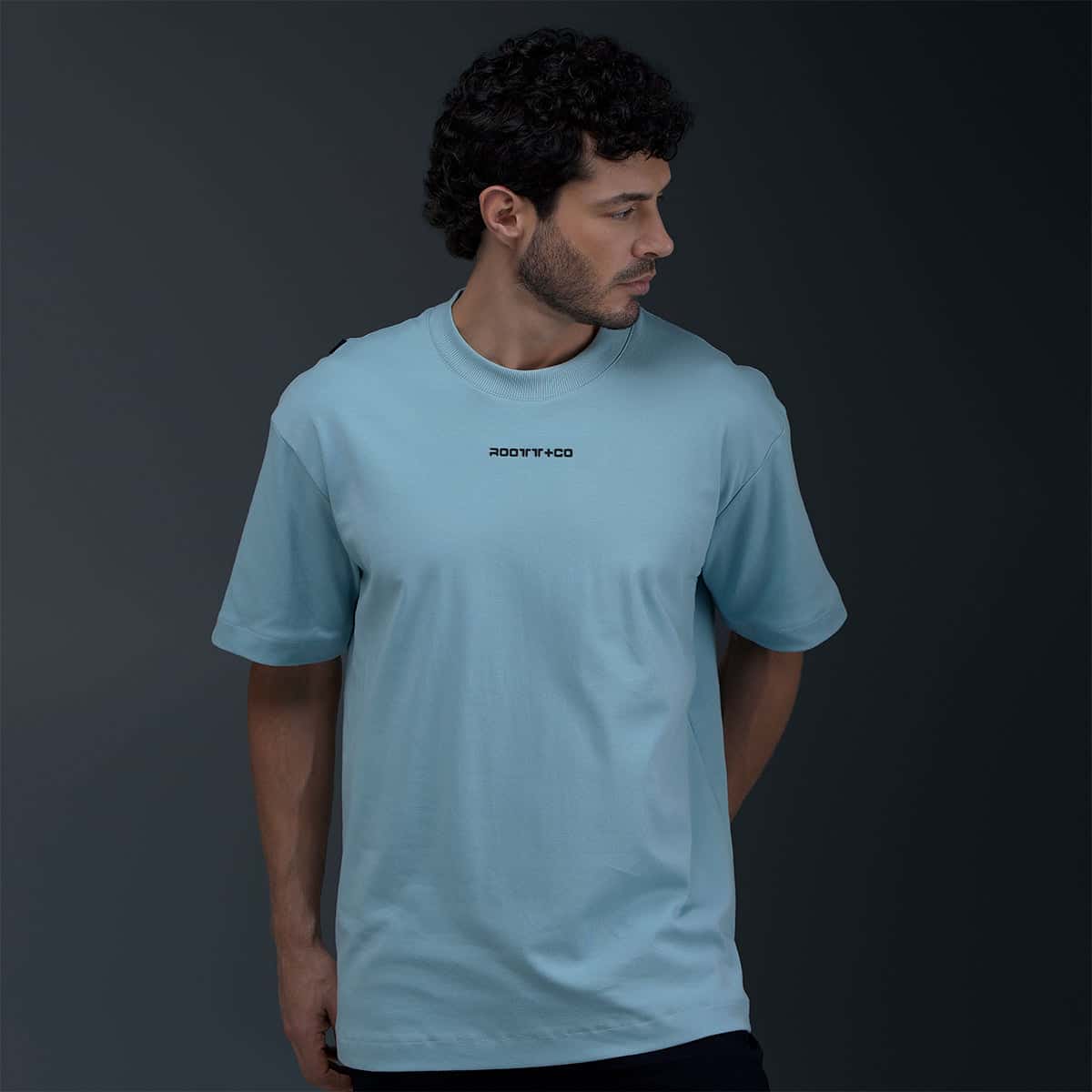 Camiseta Loose Azul