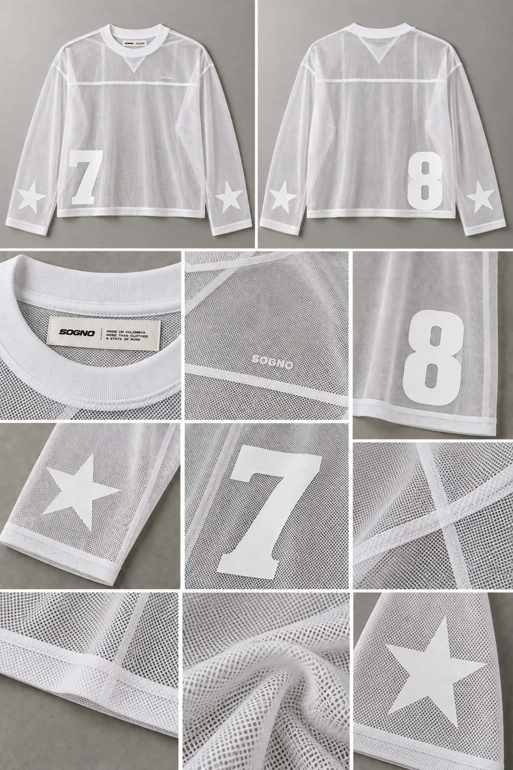 Buzo Malla Dama Sogno/Studio Boxy- Blanco - miniatura 5