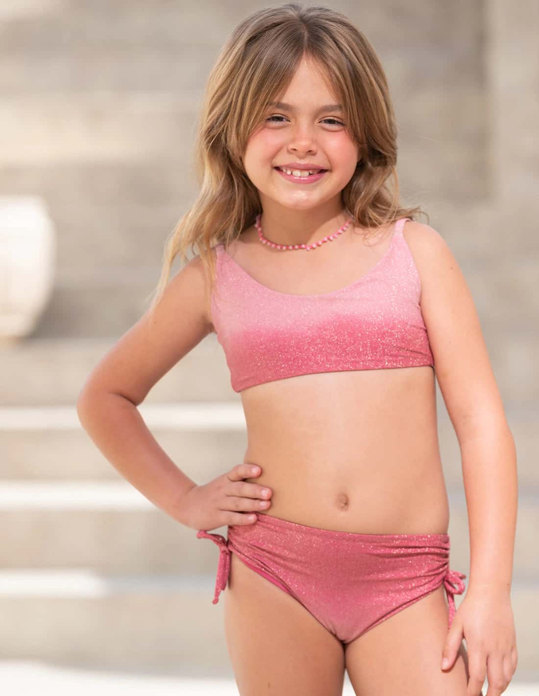 Set Bikini Top & Panty Skyflare Faded Rose