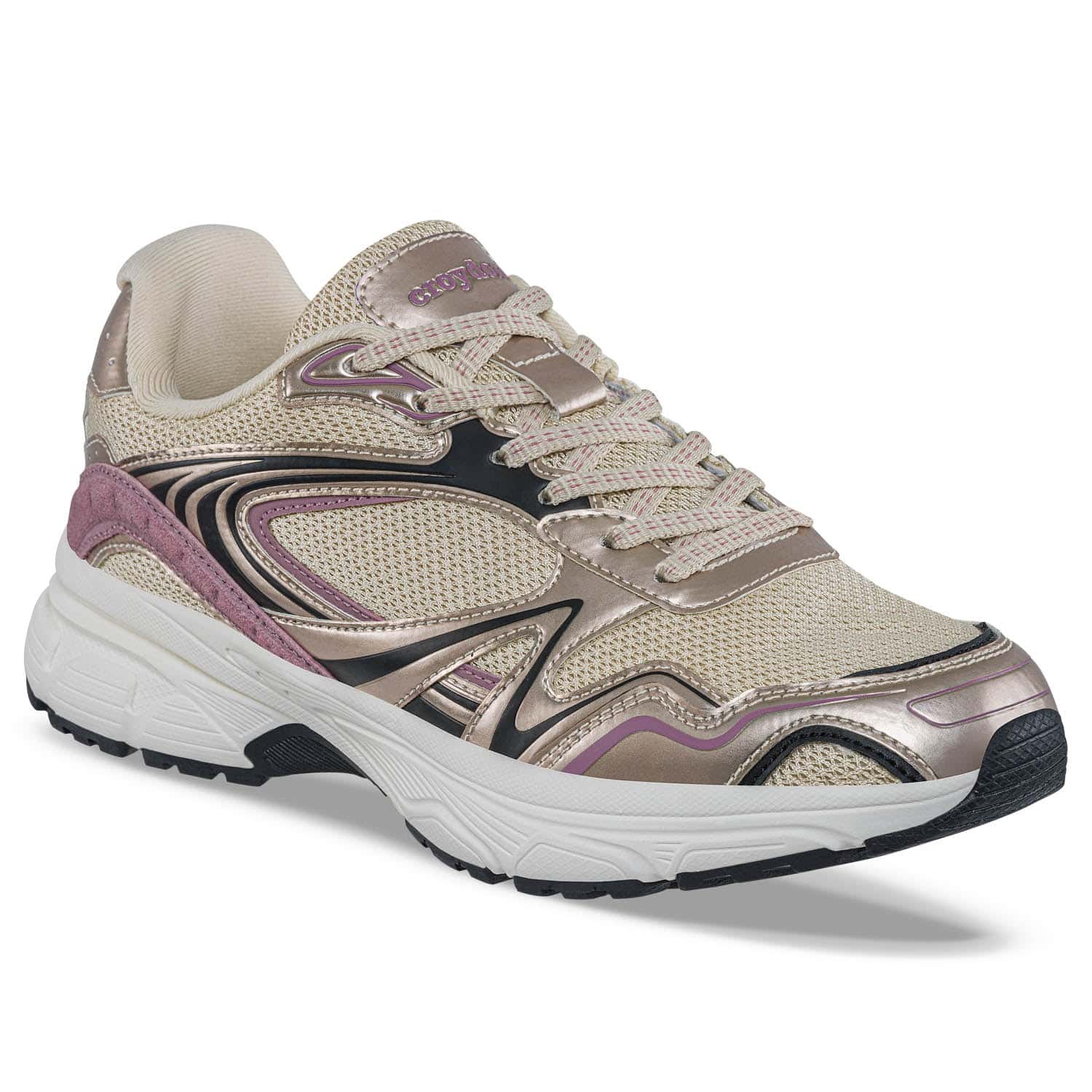 Tenis Urbanos Kitar Beige Croydon Para Mujer