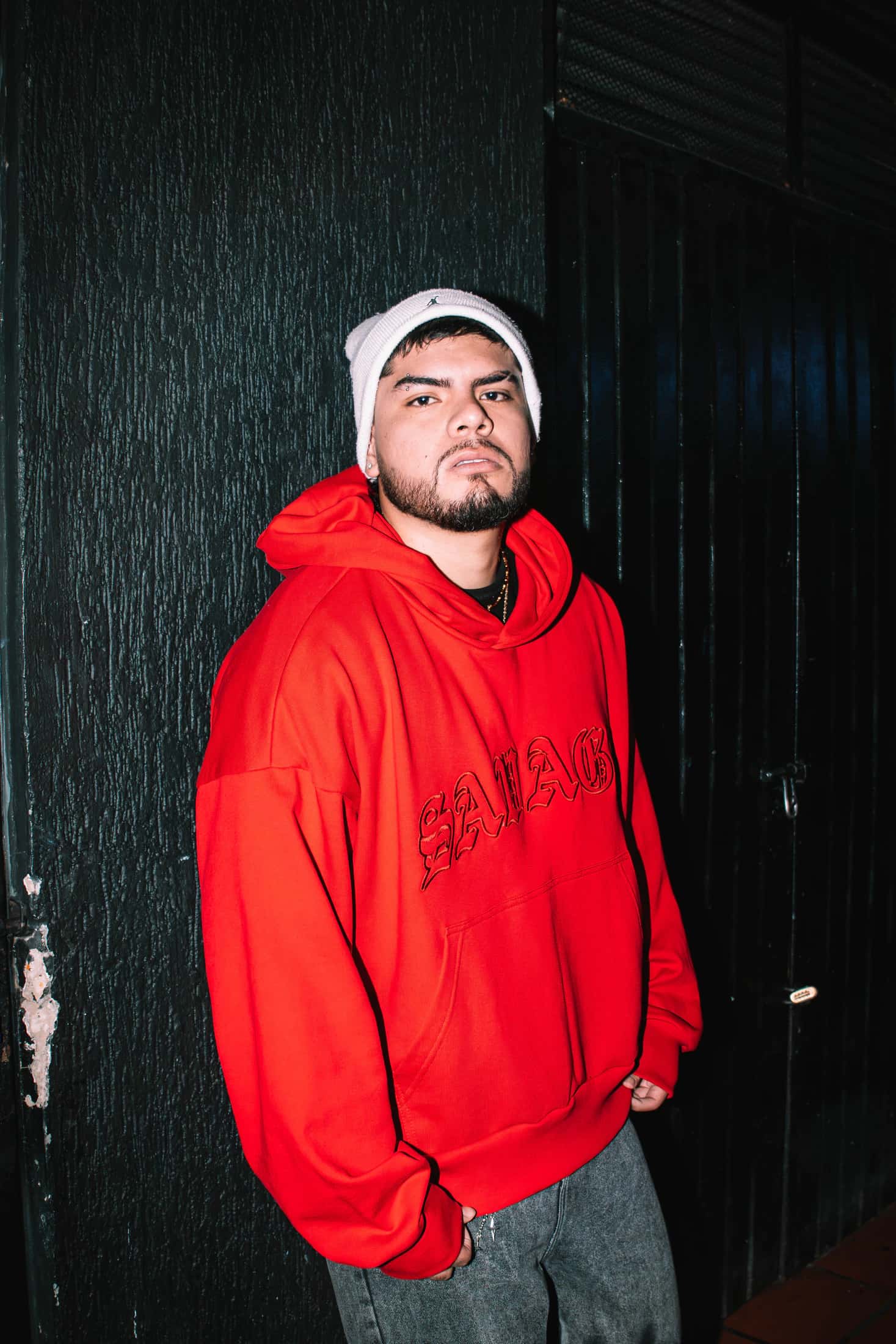 Hoodie Boxy fit Red district - miniatura 7