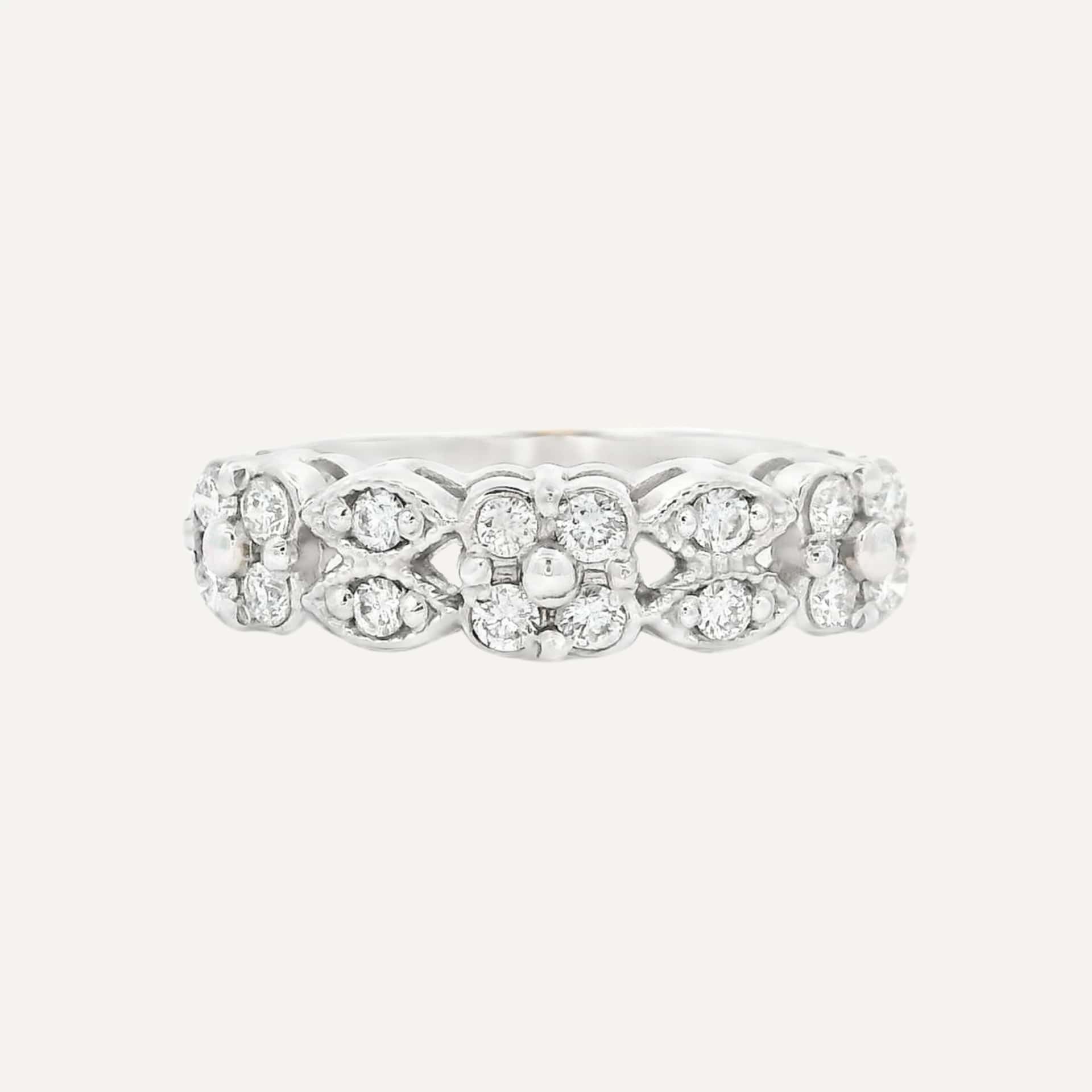 Anillo Flores Antique