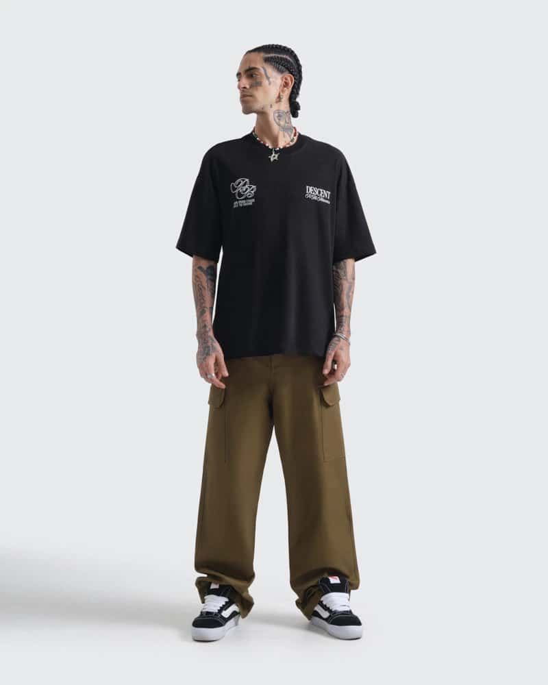 Camiseta Negra Oversize Descent - miniatura 7