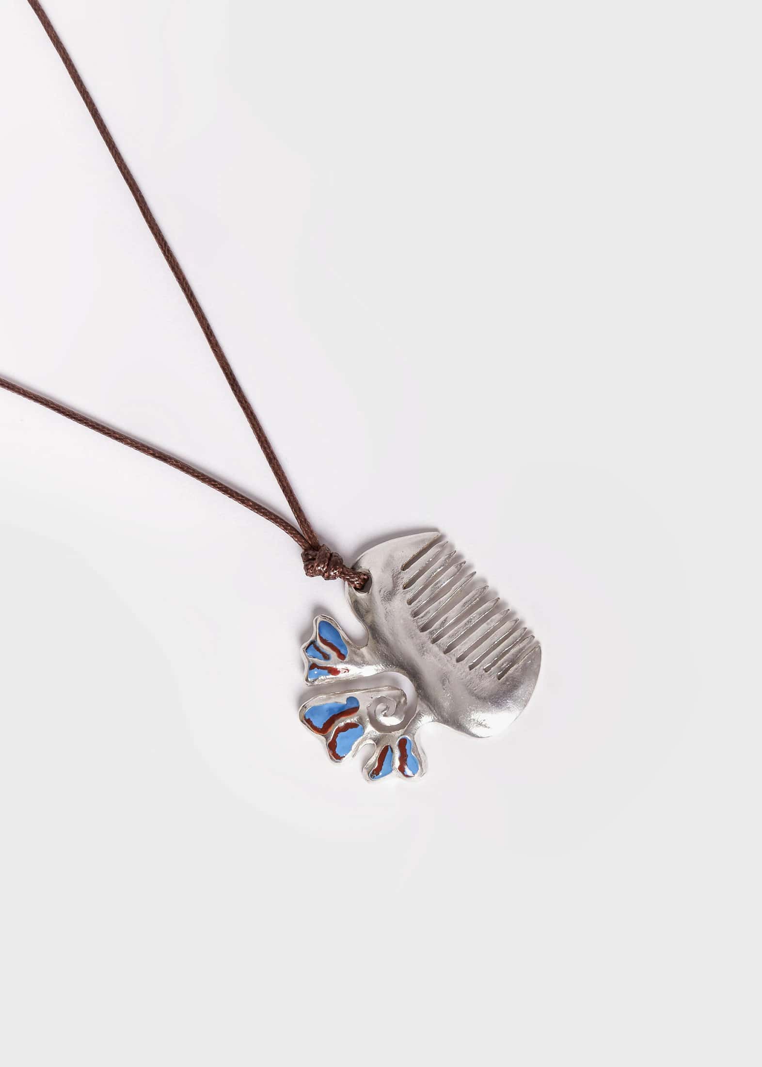 Collar Peineta Azul