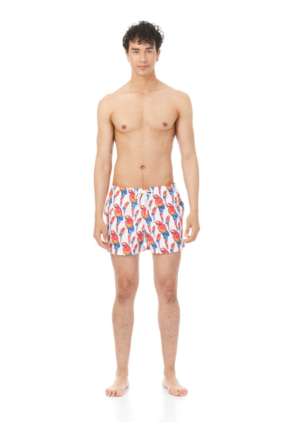 Men's papagayo swim trunk red