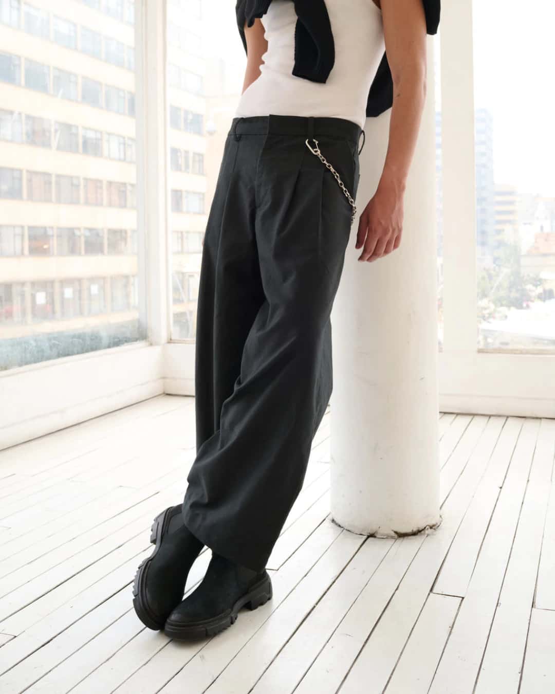 BLACK VIENA PANT - miniatura 2