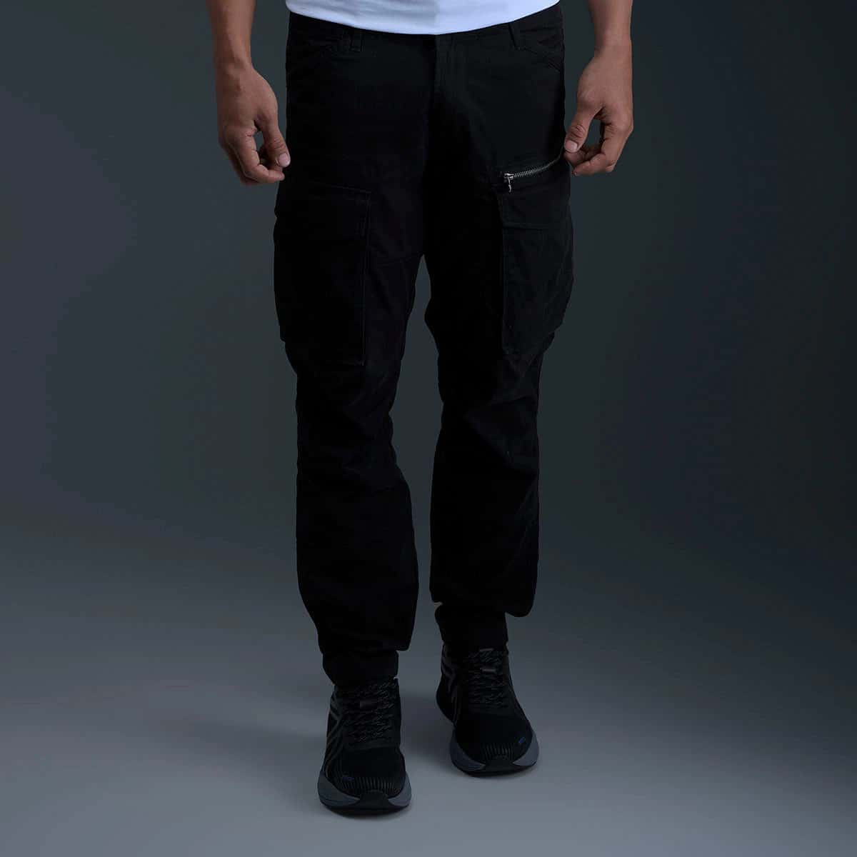 Pantalon Cargo Negro