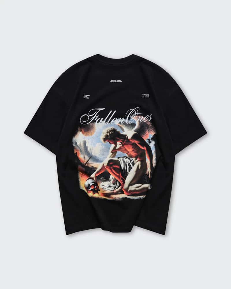 Camiseta Negra Oversize Lost Grace - miniatura 3