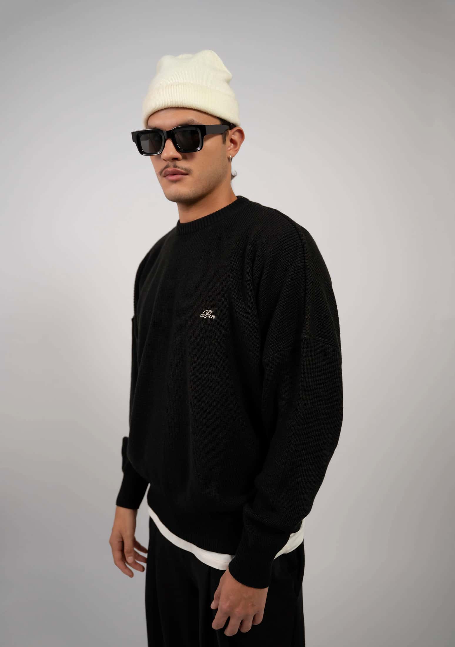 Monclair Black Crewneck