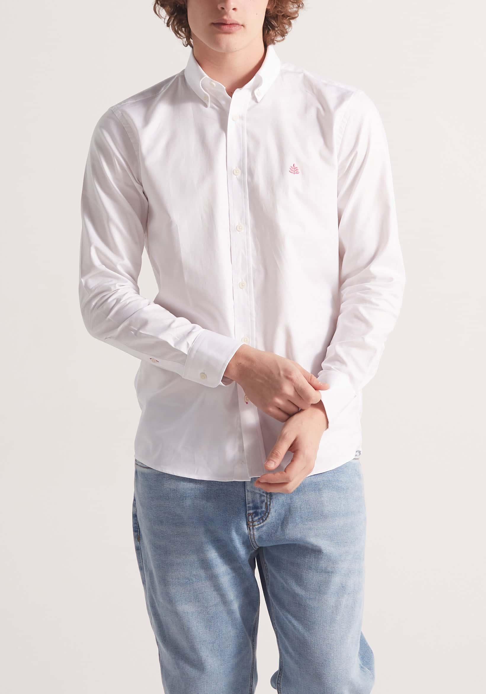Camisa Whitman Blanca CBD - miniatura 4