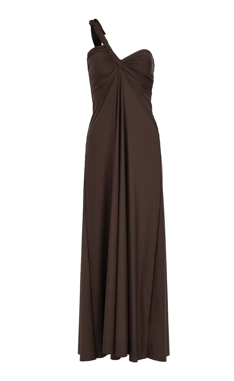VESTIDO LARGO LIGTH CAFE
