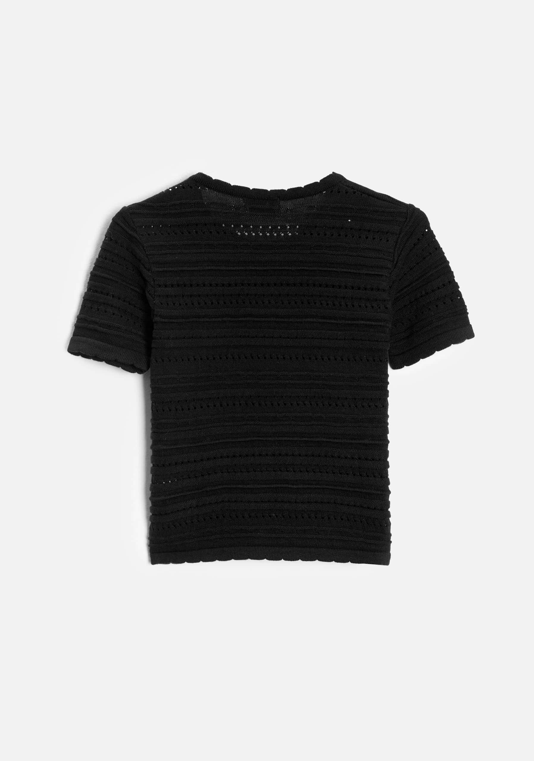 Camiseta Knit Odette negro - miniatura 4