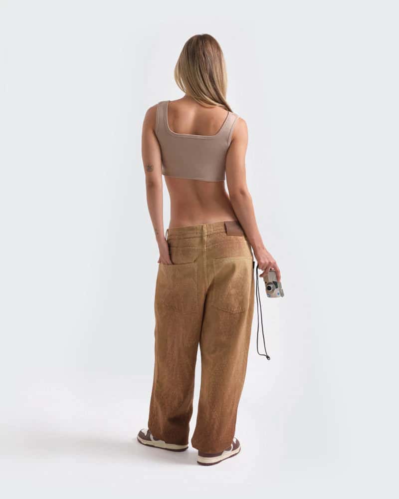 Crop Top Básico Nude - miniatura 4