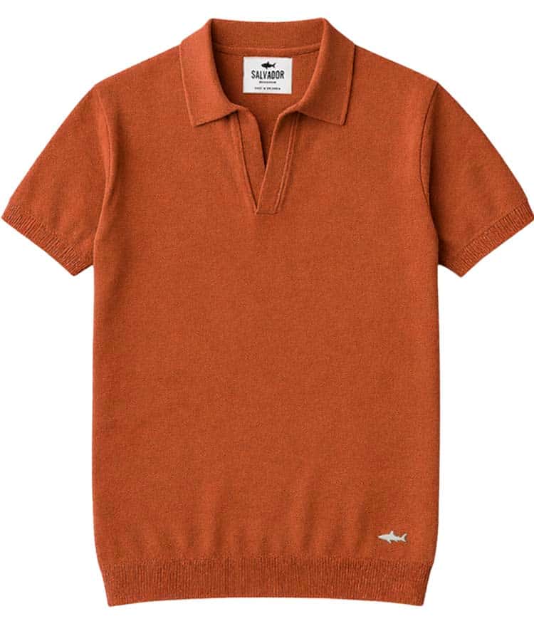 POLO DE PUNTO TERRACOTA