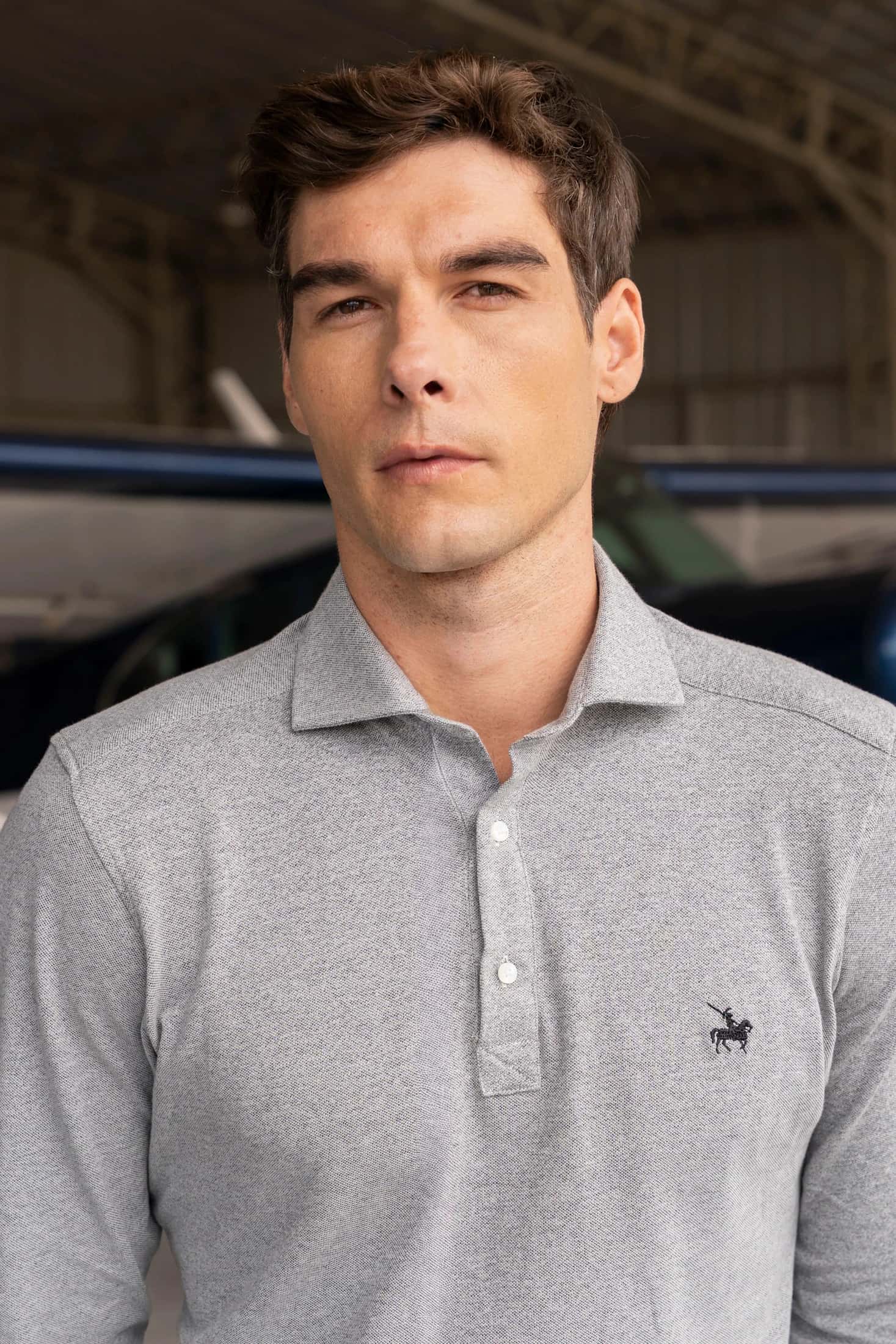 Camisa Marrakech Hombre Gris - miniatura 3