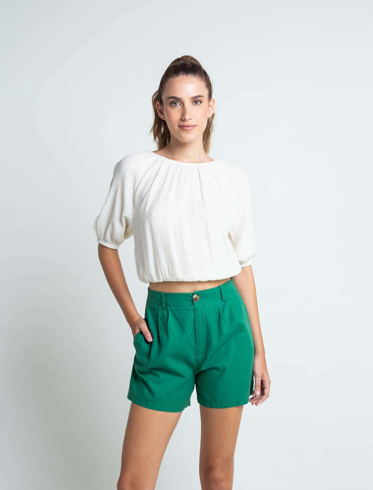 Camisa manga 3/4