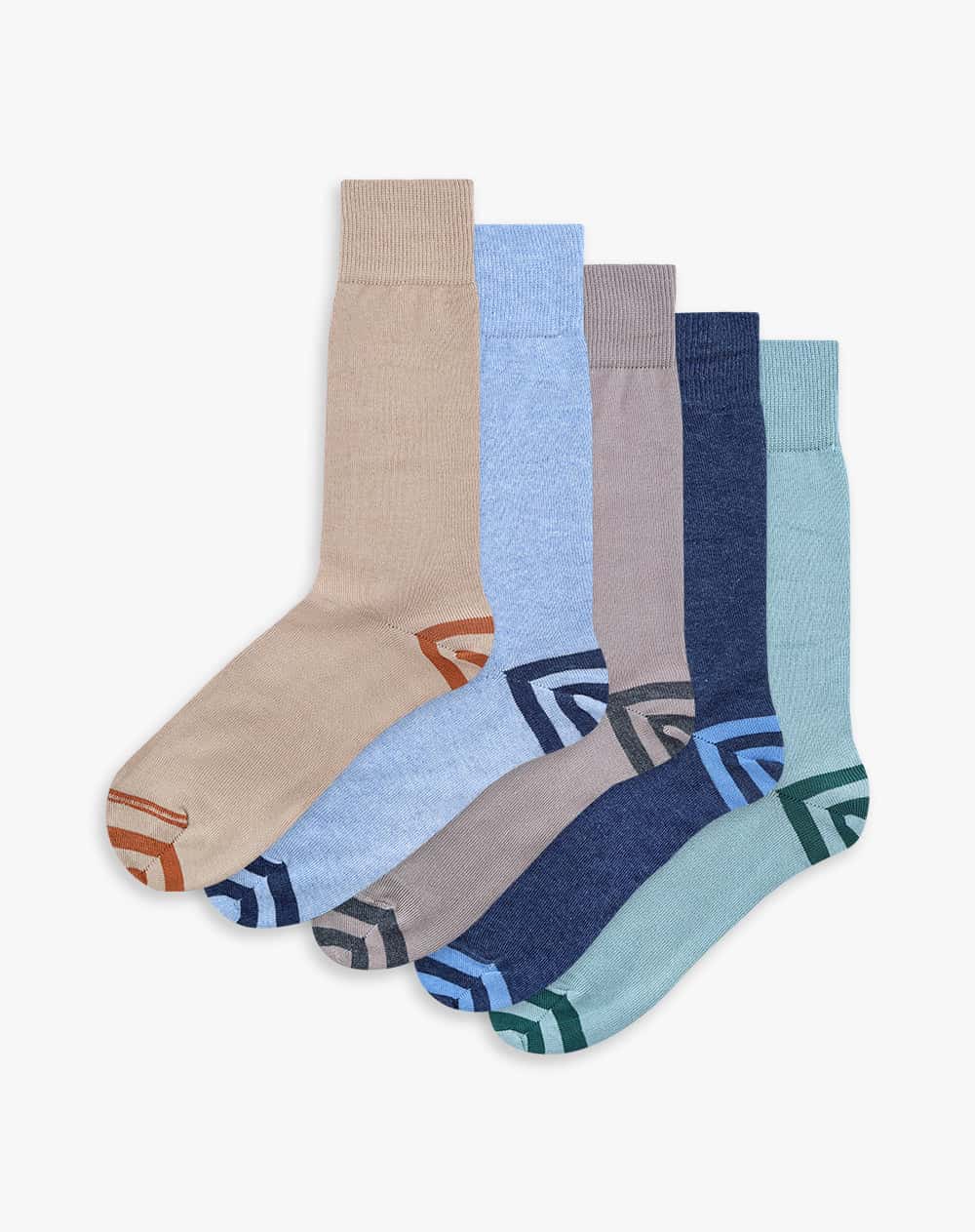 Medias hombre largas pack x5 surtido