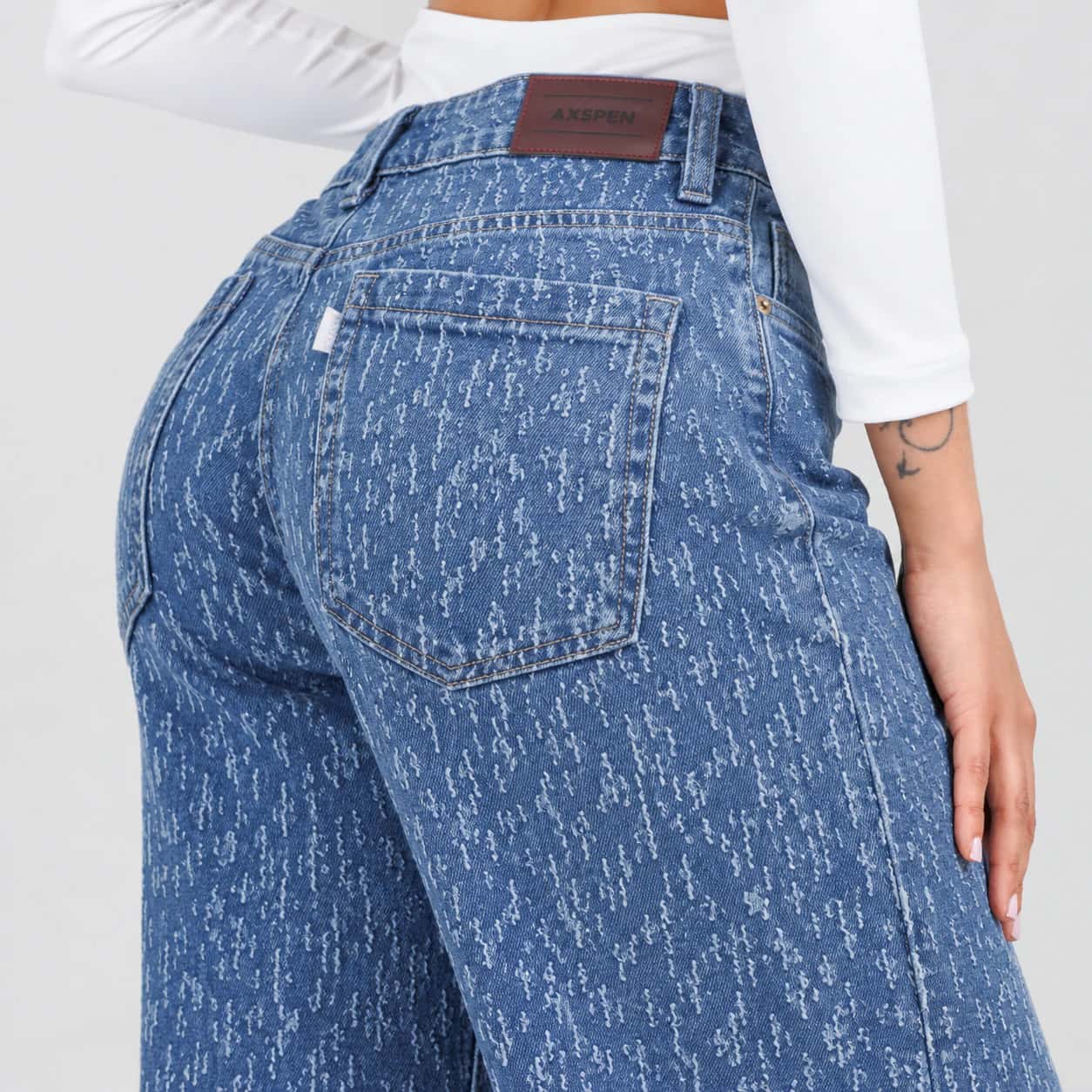 Jean Wide Leg Ax-3141 Rigido Premium - miniatura 2