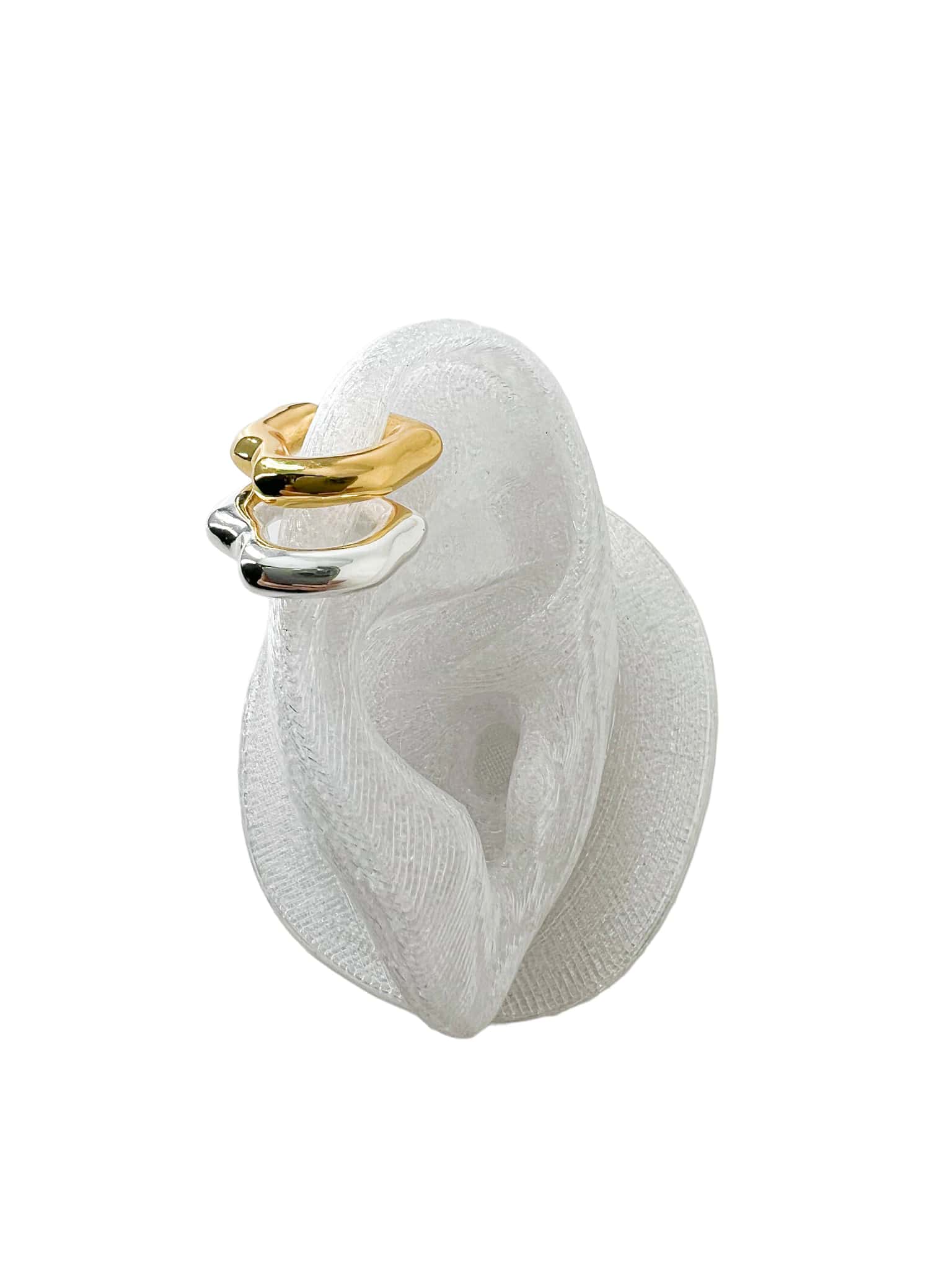 ear cuff cosmic water gold - miniatura 5