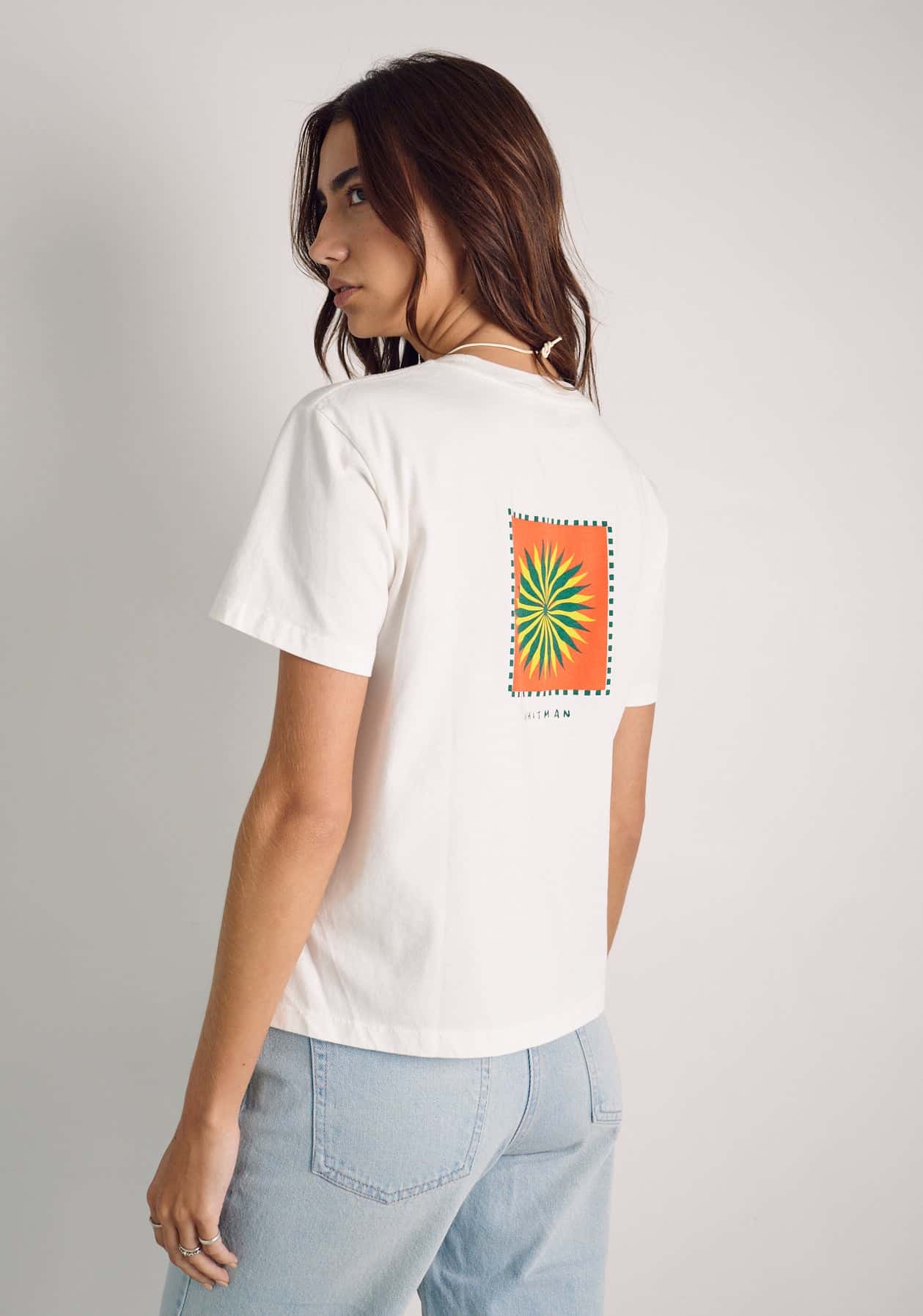 Camiseta M Garbo Estampado Marfil - miniatura 5