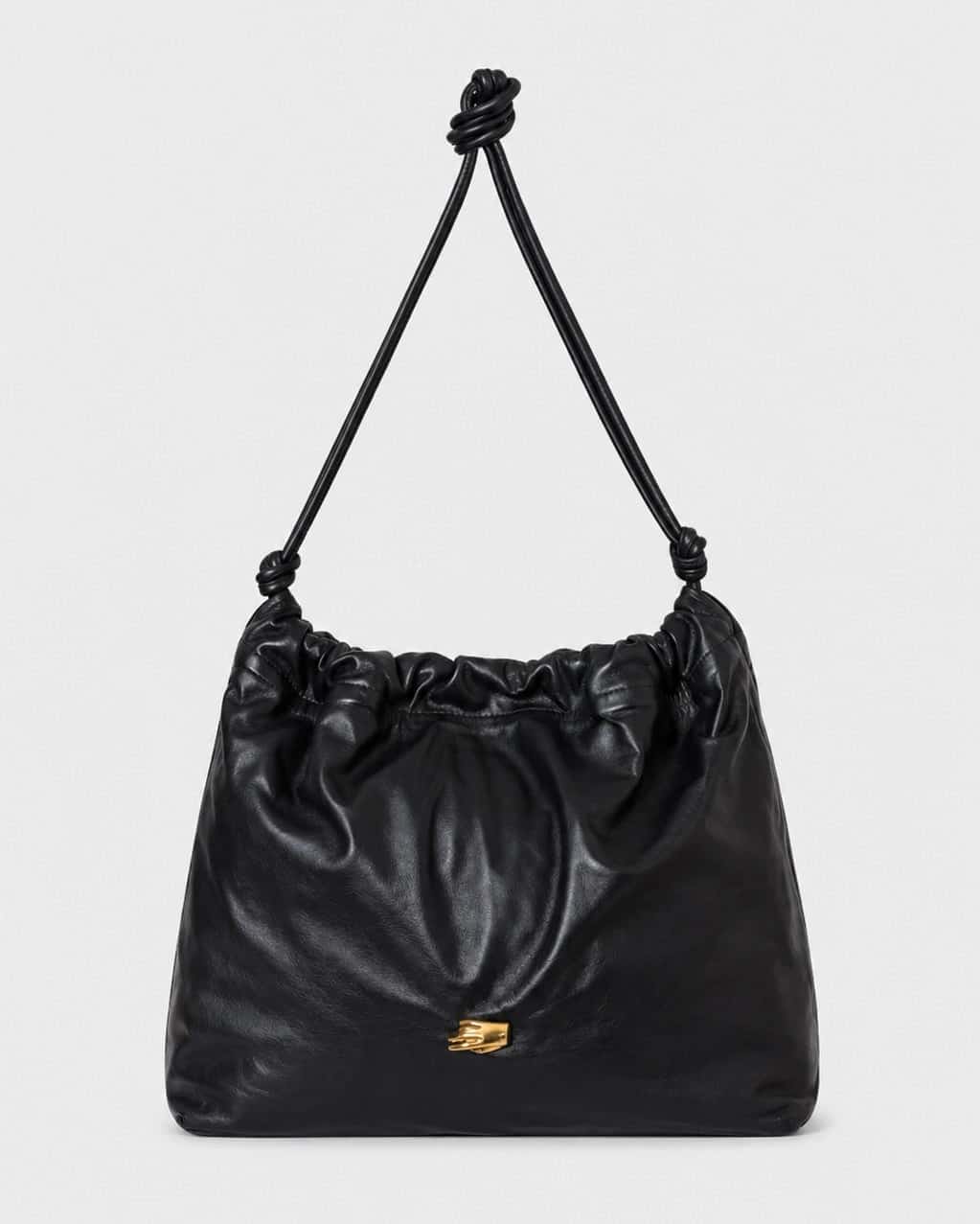 Le Sac G Black Leather Bag