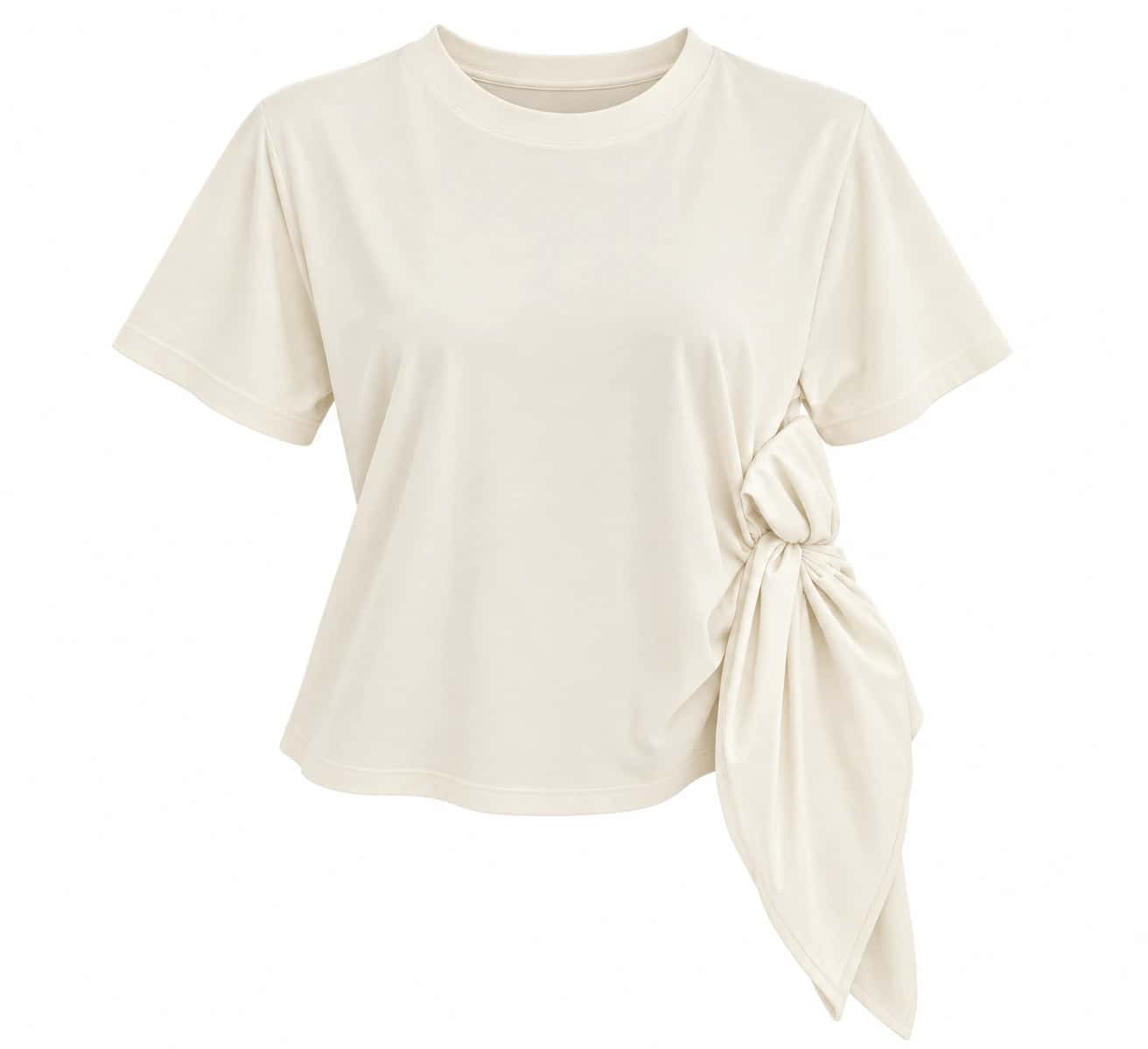THE BOW TSHIRT IVORY