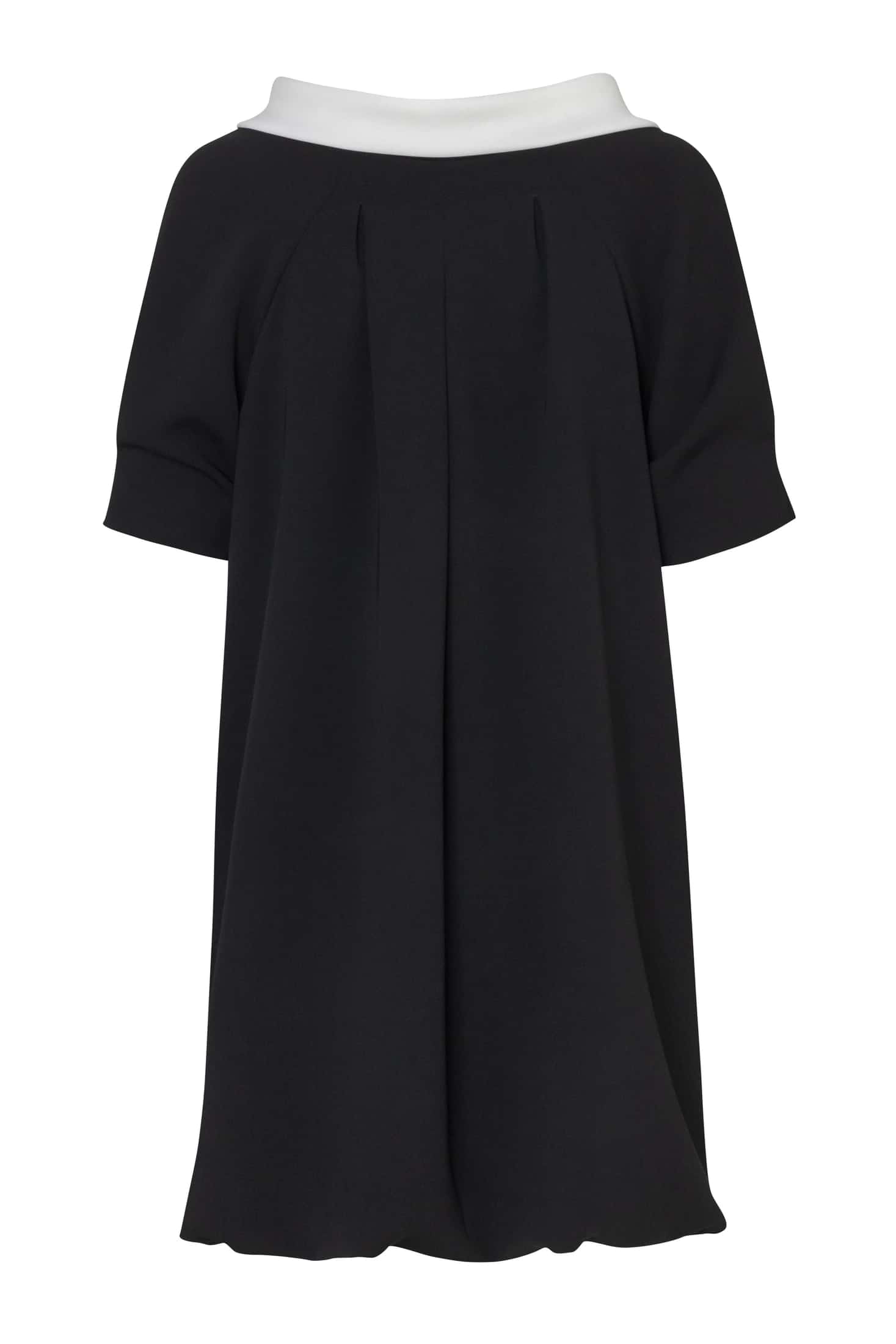 Bateau-Collar Bow-Tie Cady Mini Dress - miniatura 4