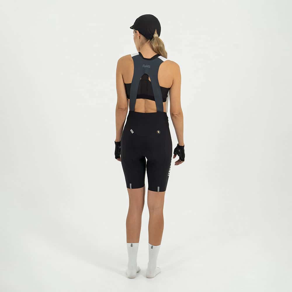 PANTALONETA CICLISMO CON CARGADERAS GIRONA NERO 2.0 PARA MUJER - miniatura 2