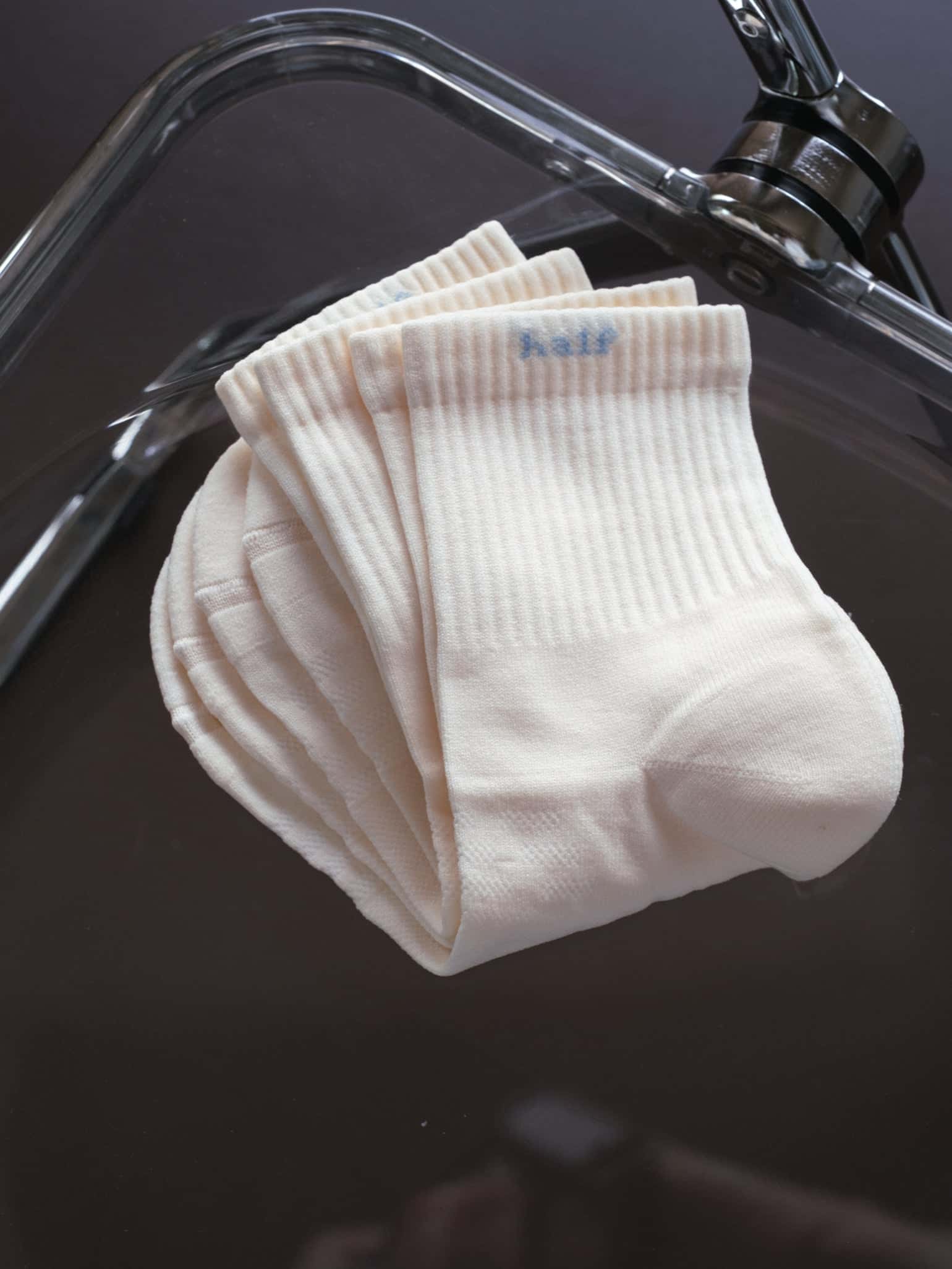 RUNNING SOCKS PACK X 2 - CREAMY & BABY BLUE