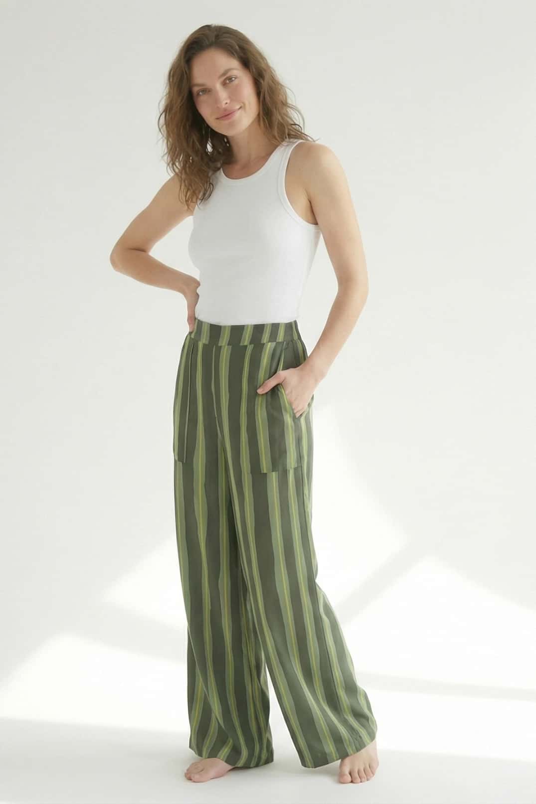 Pantalon Igua Rayas Verde - miniatura 10