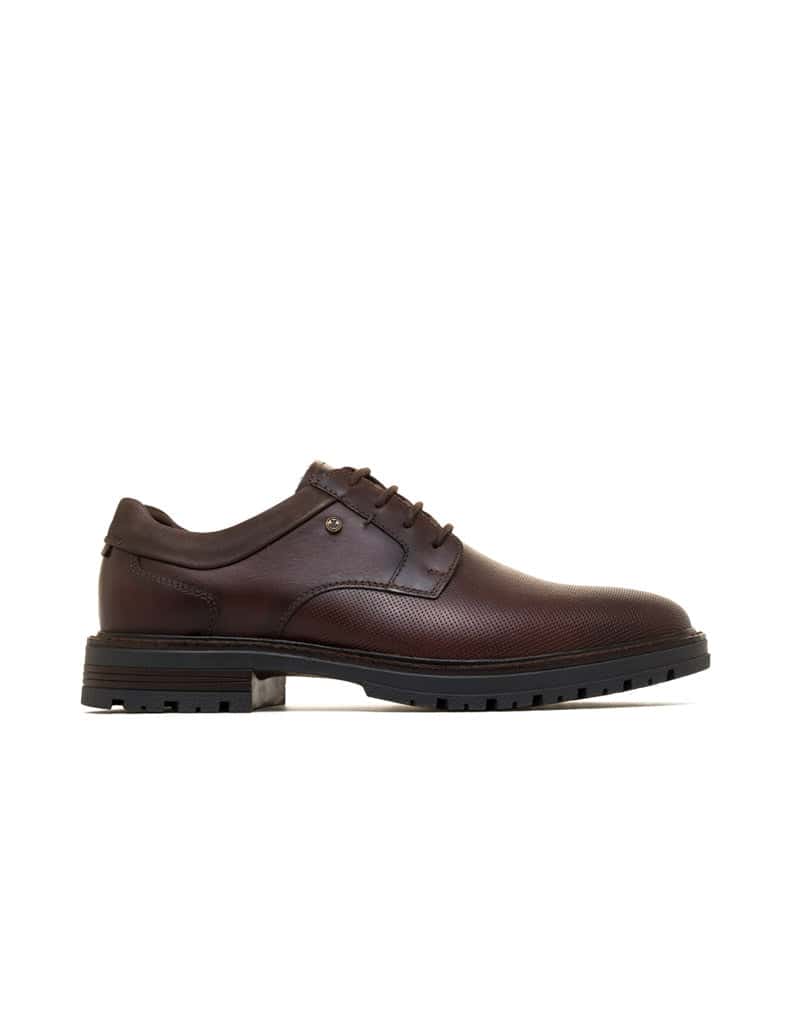 Zapato casual para hombre en cuero brillante REF GABR03.