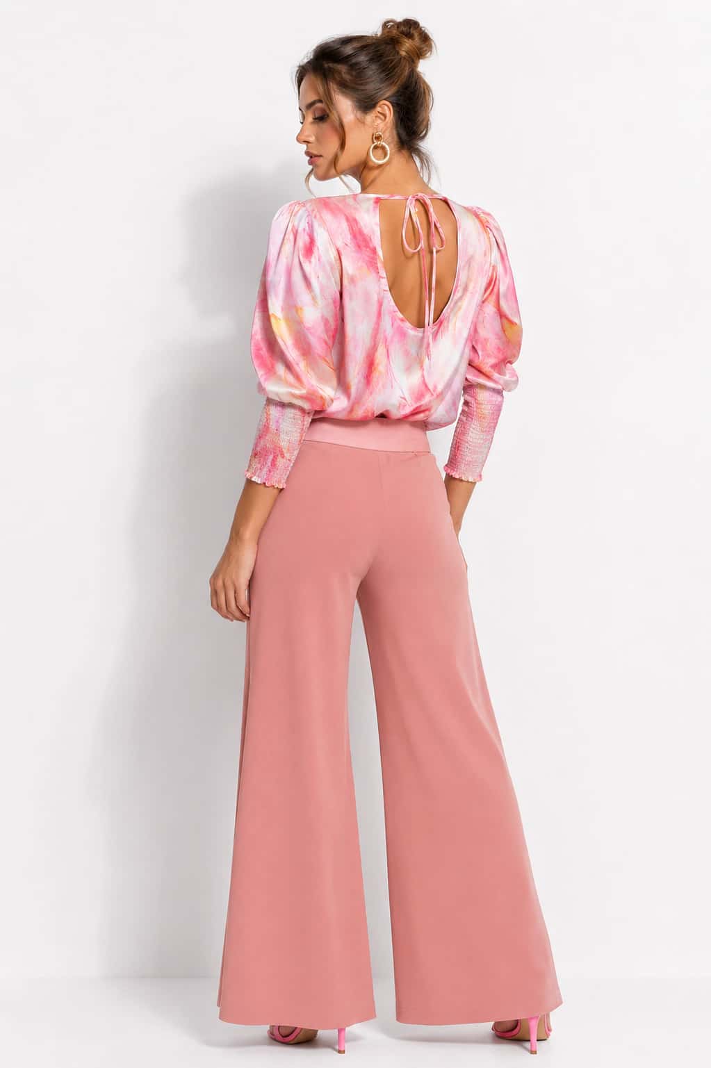 Blusa Arkansas Plumas Salmon - miniatura 3